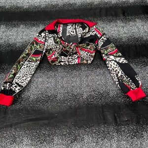 Fashion Nova Crop Tie Top